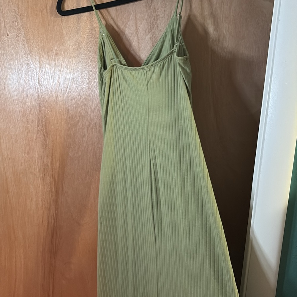 Green Buttonup Maxi - Picture 5 of 6